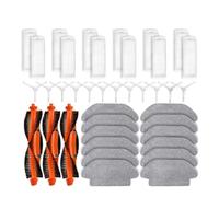MFGVJNJ Accessori: Spazzola Principale, Spazzola Laterale, Filtro, Panno for mocio, Compatibile con Xiaomi Robot Aspirapolvere S10 S12 T12 B106GL/Mop 2S XMSTJQR2S/3C B106CN(As Shown n)