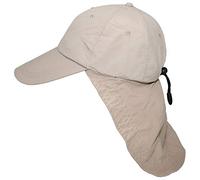 MFH 10424F Cappellino Sahara con Protezione Collo Lungo (Khaki)