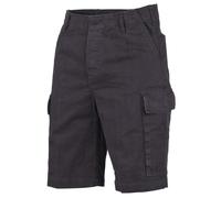 MFH Bermuda Shorts Ripstop Moleskin regolabile tasche leggermente nero
