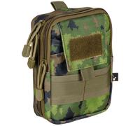 MFH Borsa EDC compatta 2 scomparti MOLLE fissaggio M05 mimetica
