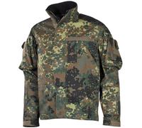 MFH Giacca Combat BW Corta Uomo Airsoft Caccia Outdoor Militare Flecktarn Camo