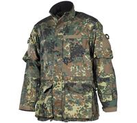 MFH Giacca Combat BW Lunga Uomo Airsoft Caccia Outdoor Militare Flecktarn Camo