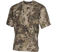 Mfh Caccia Camouflage Cotone Uomo Top Pesca Escursionismo Army T-Shirt Serpente
