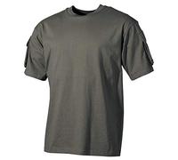 MFH Camicia a Maniche Corte US con Tasche sulle Maniche - OD Green Taglia L