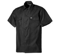 MFH Camicia a maniche corte US Uomo Sicurezza Militare Polizia Esercito Nero
