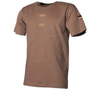 MFH Camicia Tropicale Bundeswehr con Distintivo e Velcro (Coyote/S)