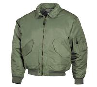 MFH Giacca da pilota US CWU Uomo Casuale Tattico Esercito Militare OD Green