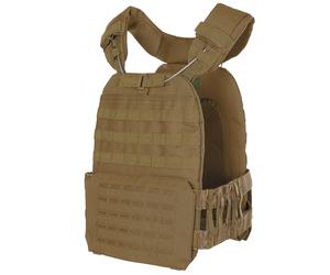 MFH Gilet tattico Laser MOLLE Militare Sicurezza Caccia PALS Esercito Coyote Tan