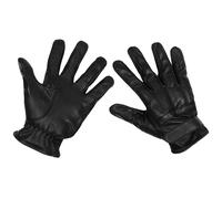 MFH Leather Guanti Tattici Caccia Security Esercito Lavoro Guida Combattere Nero