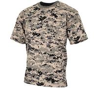 Tattica Hombres Maglietta Militare Esercito Top Tee Metro Digital Urban Camoufla