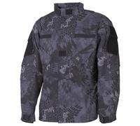 MFH Mission Combat Giacca Ripstop Militare Uniforme All'aperto Snake Black Camo