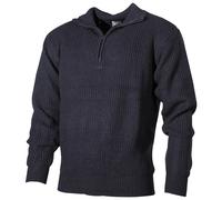 MFH Uomo Marina Maglione Acrilico Blu Marino Taglia XXL