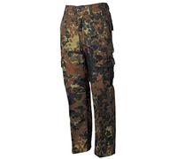 MFH Pantaloni BDU dell'Esercito Americano per Ragazzi e Ragazze (Flecktarn/XS (110/116))