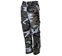 MFH Pantaloni BDU dell'Esercito Americano per Ragazzi e Ragazze (Urban/L (146/152))