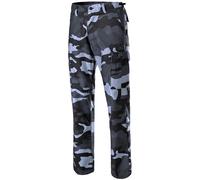 MFH Pantaloni Combat US BDU Uomo Militare Trekking Escursioni Lavoro Skyblue