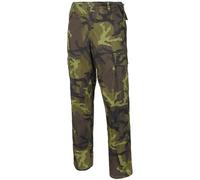 MFH Pantaloni Combat US BDU Uomo Outdoor Escursioni Militare Czech Woodland Camo