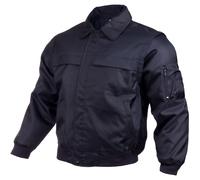 MFH Security Giubbotto Polizia Sicurezza Giacca Uomo Nylon Fodera Patrol Nero