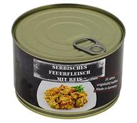 MFH SERB. Fuoco carne con riso, vollkons ERVE, 400 G, Iva 7%.
