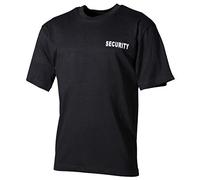 MFH T-shirt Security Uomo Outdoor Excersise Urbano Sport Sicurezza Tattico Nero