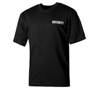 MFH T-shirt Security Uomo Outdoor Excersise Urbano Sport Sicurezza Tattico Nero