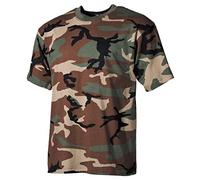 MFH T-Shirt Tarn da Uomo dell'Esercito Americano (Woodland/L)