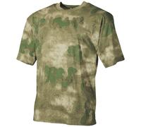 MFH T-Shirt Uomo Caccia Militare Tattico Esercito Lavoro 100% Cotone HDT Camo FG