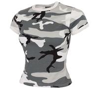 MFH T-shirt US da donna Outdoor Militare Tattico Casuale Atletico Urban Camo
