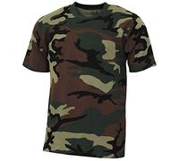 MFH T-shirt US Streetstyle Uomo Woodland Camo Taglia 3XL