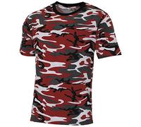 MFH T-Shirt US Streetstyle - Red Camo Taglia XXL