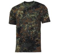 MFH T-shirt US Streetstyle Uomo Excersise Allenarsi Militare Flecktarn Camo