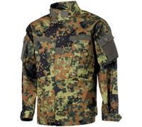 MFH Uomo ACU Giacca Da Campo Ripstop Shirt Esercito Uniforme Flecktarn Camo