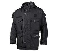 MFH Uomo Commando Giacca Smock Nero taglia M