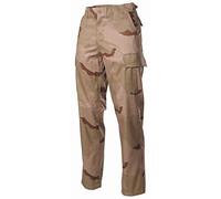 MFH Uomo Pantaloni Combat US BDU Desert 3 Colori Taglia L