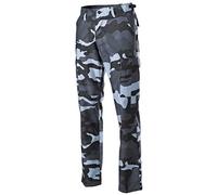 MFH Uomo Pantaloni Combat US BDU Nero