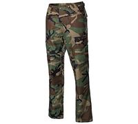MFH Uomo Pantaloni Combat US BDU Reinforced Woodland Taglia XXL