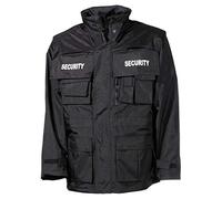 MFH Uomo Security Giacca Nero taglia XL