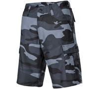 MFH Uomo US BDU Pantaloncini Bermudas Corti Lavoro Esercito Carico Skyblue Camo