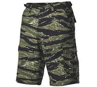 MFH Uomo US BDU Pantaloncini Bermudas Ripstop Tiger Stripe Taglia XXL