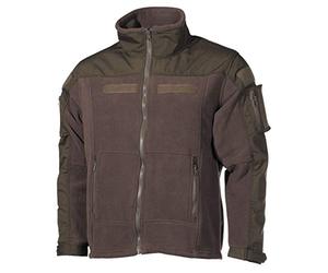 MFH Uomo US Combat Fleece Giacca Oliva