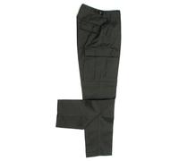 MFH US BDU Pantaloni militari con ginocchia e sedile rinforzati, Uomo, Oliva, L