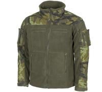 MFH US Combat Giacca In Pile Uomo Esercito Tattico M95 Czech Woodland Camo
