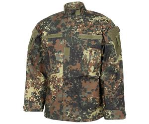 MFH US Military Style Jacket Ripstop Felduniform Flecktarn Camo