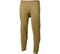 MFH US Pantaloni Termici Level II Gen III ECWCS Termica Uomo Polizia Coyote Tan
