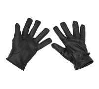 MFH Western Leather Guanti Tattici Caldi Lavoro Security Guida Combattere Nero