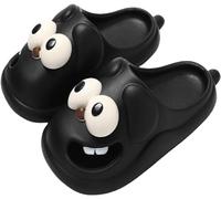 Mfhmom Pantofole con Lingua Bacio, Ciabatte Cane Dagli Occhi Grandi, Slides Nuvola da Donna, Simpatico Cartone Animato Divertente in 3D Scivoli con Suola Spessa Antiscivolo in EVA Slippers