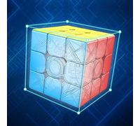 MFJS Cubing Classroom MeiLong 3M V2 3 x 3 m posizionamento 3 x 3 55,5 mm velocità Magic Puzzle Cube adesivo superficie opaca MF8846 versione standard con accessori