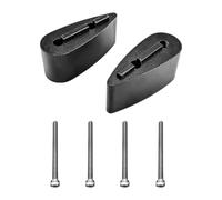MFMEXUL 2 Pezzi Manubrio Riser Distanziatore Regolabile Set Cunei Angolari Adattatore Carbonio Funzione Inclinazione Adatto per Bici da Triathlon Allen, 20mm