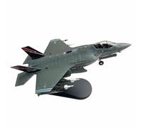MFMEXUL Aereo da Caccia F-35A Modello Jet Velivolo Miniatura Preassemblato E Dipinto Carrelli E Punti d'Aggancio Visibili Finitura Fedele Contemporanea Adatto a Esposizione Domestica Ufficio Showroom