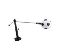 MFMEXUL Allenatore di Calcio Professionale con Dispositivo di Controllo, Base Stabile, Rotazione a 360 Gradi E Regolazione Dell'altezza, Adatto per, Bianco