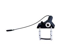 MFMEXUL Amplificatore per Violino Pickup per Violino Acustico Trasduttore Clamp Ponte Volume Regolabile Corpo in Lega Supporto Antigraffio Presa da 635 Mm Adatto per Esibizioni Home Studio Prove